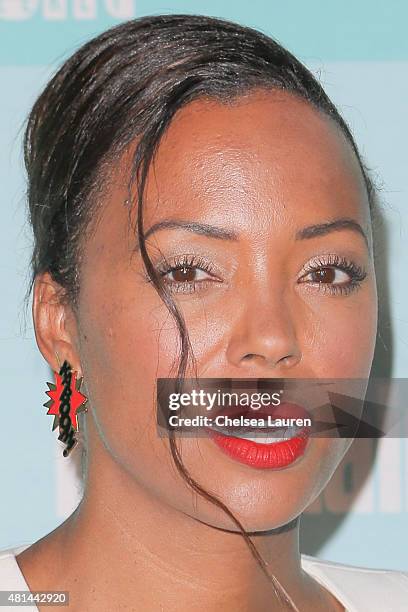 Actress Aisha Tyler arrives at the Entertainment Weekly celebration at Float at Hard Rock Hotel San Diego on July 11, 2015 in San Diego, California.