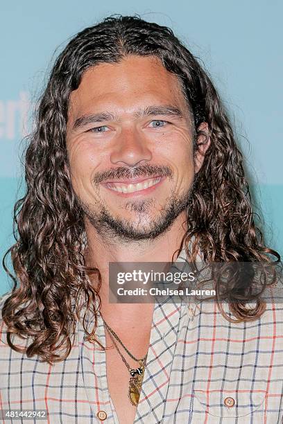 Actor Luke Arnold arrives at the Entertainment Weekly celebration at Float at Hard Rock Hotel San Diego on July 11, 2015 in San Diego, California.