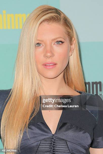 Actress Katheryn Winnick arrives at the Entertainment Weekly celebration at Float at Hard Rock Hotel San Diego on July 11, 2015 in San Diego,...