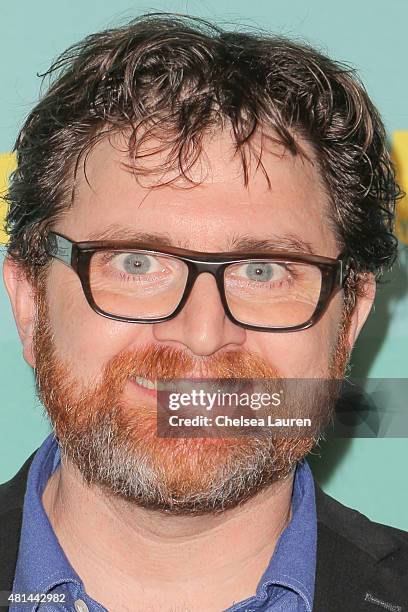 Author Ernest Cline arrives at the Entertainment Weekly celebration at Float at Hard Rock Hotel San Diego on July 11, 2015 in San Diego, California.