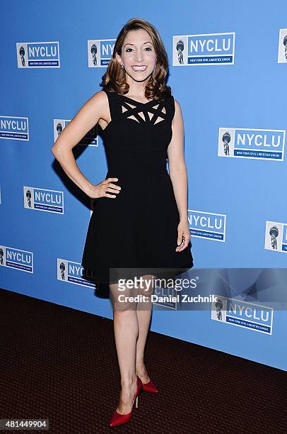 Christina Bianco attends Broadway Stand Up For Freedom at NYU Skirball Center on July 20, 2015 in New York City.