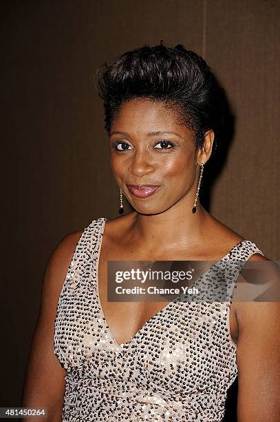 Montego Glover attends Broadway Stand Up for Freedom at NYU Skirball Center on July 20, 2015 in New York City.