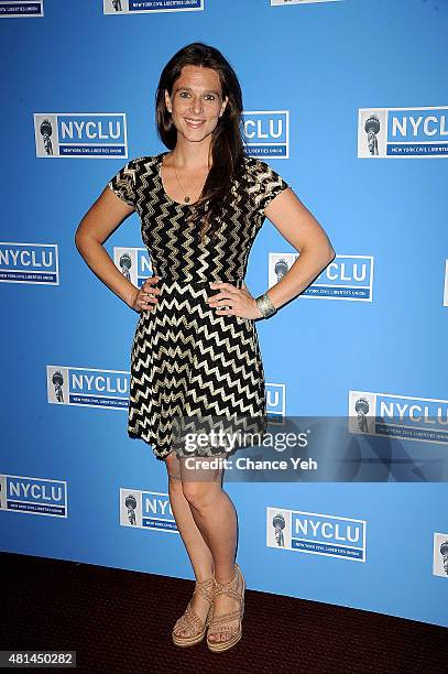 Liana Stampur attends Broadway Stand Up for Freedom at NYU Skirball Center on July 20, 2015 in New York City.