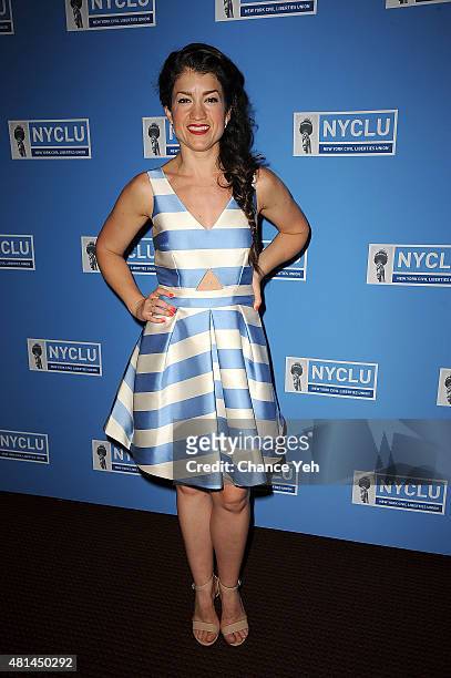 Sarah Stiles attends Broadway Stand Up for Freedom at NYU Skirball Center on July 20, 2015 in New York City.