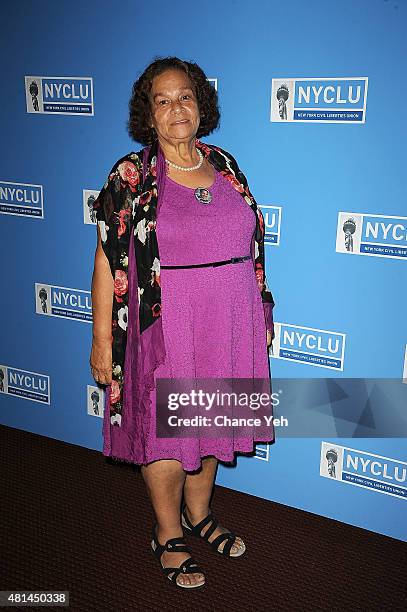 Iris Baez attends Broadway Stand Up for Freedom at NYU Skirball Center on July 20, 2015 in New York City.