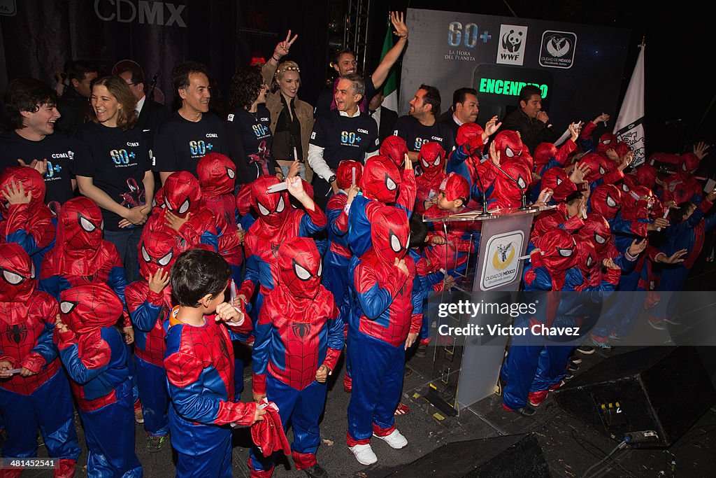 "The Amazing Spiderman" Earth Hour Mexico