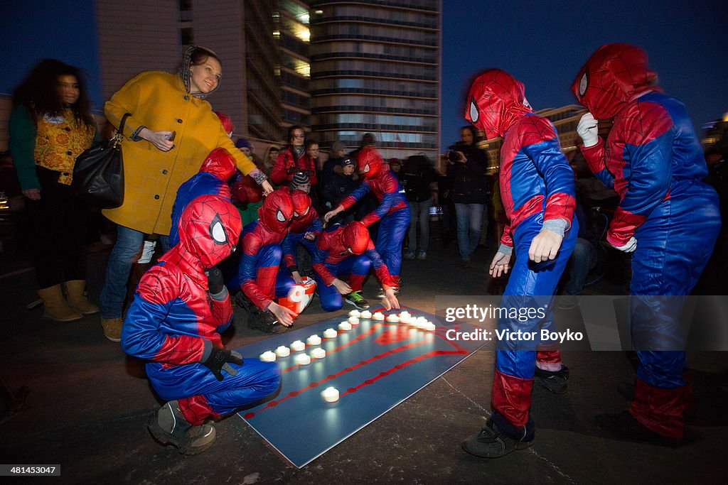 Russians & The Amazing Spider-Man Pledge To Be Super Heroes For The Planet