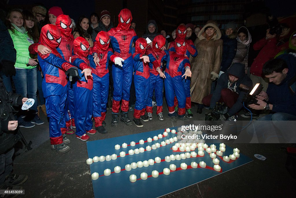 Russians & The Amazing Spider-Man Pledge To Be Super Heroes For The Planet