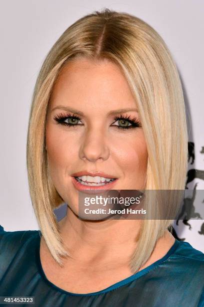 Carrie Keagan attends the Humane Society of the United States 60th Anniversary Benefit Gala at The Beverly Hilton Hotel on March 29, 2014 in Beverly...