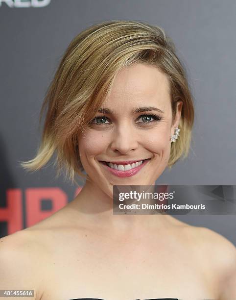 Actress Rachel McAdams attends the 'Southpaw' New York Premiere at AMC Loews Lincoln Square on July 20, 2015 in New York City.