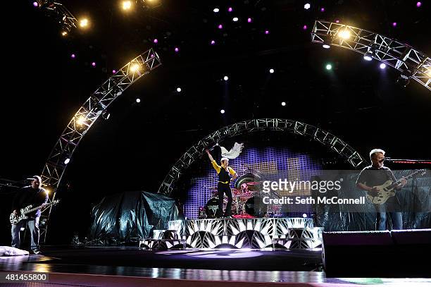 Van Halen performs at Red Rocks Amphitheatre on July 20, 2015 in Morrison, Colorado.