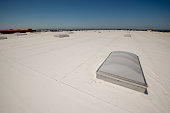 PVC Membrane Roof on a Large Warehouse