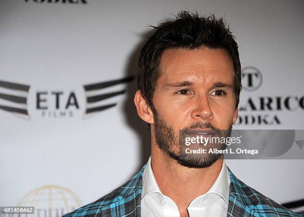 Actor Ryan Kwanten arrives for the screening of "Blunt Force Trauma" held at CAA on July 20, 2015 in Century City, California.