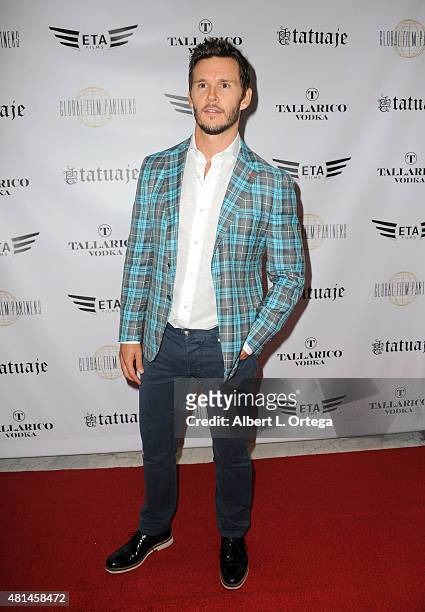 Actor Ryan Kwanten arrives for the Screening Of "Blunt Force Trauma" held at CAA on July 20, 2015 in Century City, California.