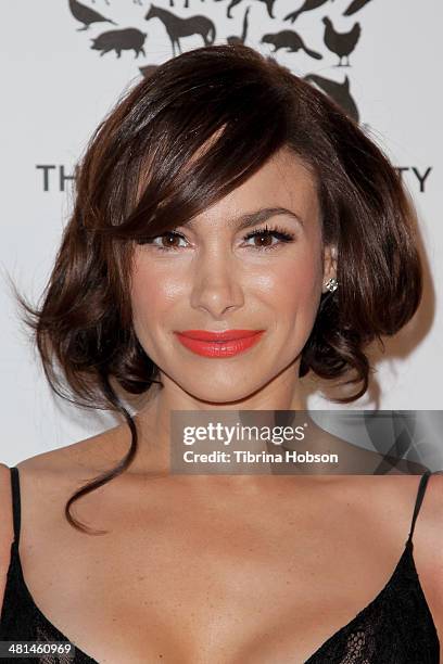 Patricia De Leon attends the Humane Society's 60th anniversary benefit gala at the Beverly Hilton Hotel on March 29, 2014 in Beverly Hills,...