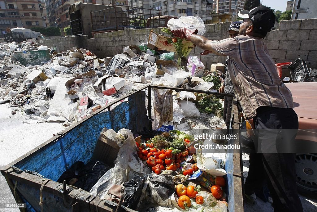 Garbage collection halted in Beirut