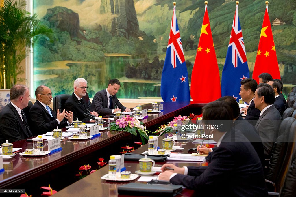 Sir Jerry Mateparae Meets With Xi Jinping