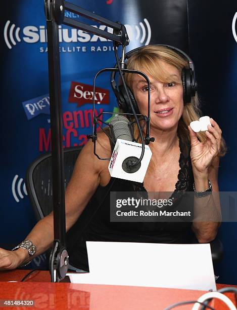 Ramona Singer on the set of 'Dirty, Sexy, Funny with Jenny McCarthy at SiriusXM Studios on July 21, 2015 in New York City.