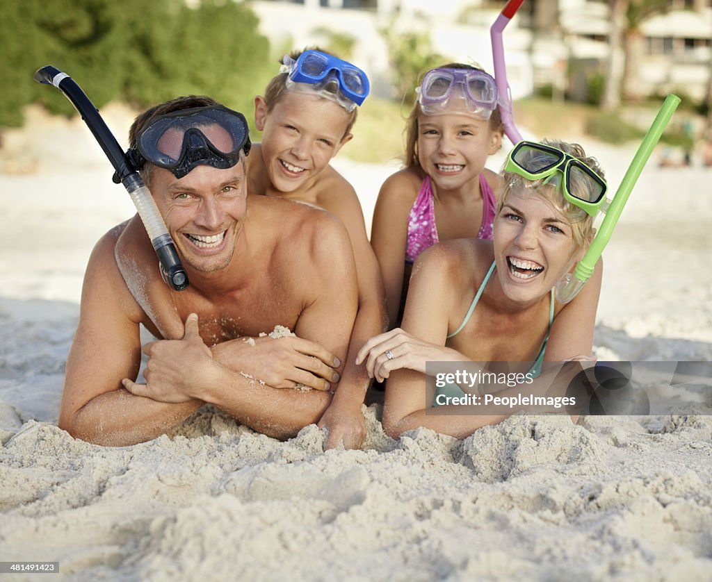 Exploring the wonders of snorkeling together