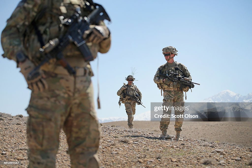 U.S. Soldiers Continue Patrols Outside FOB Shank In Afghanistan