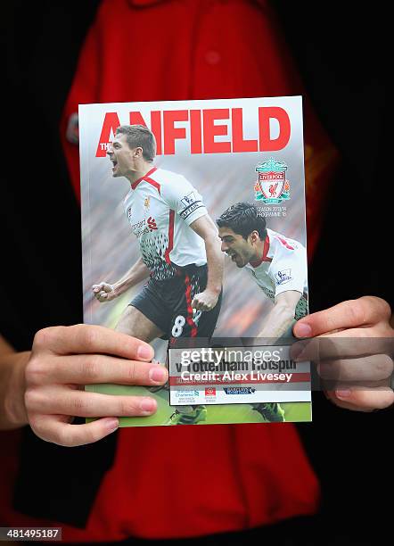 Liverpool Math Day Programme Anfield Matchday Programme Photos and Premium High Res Pictures - Getty ...