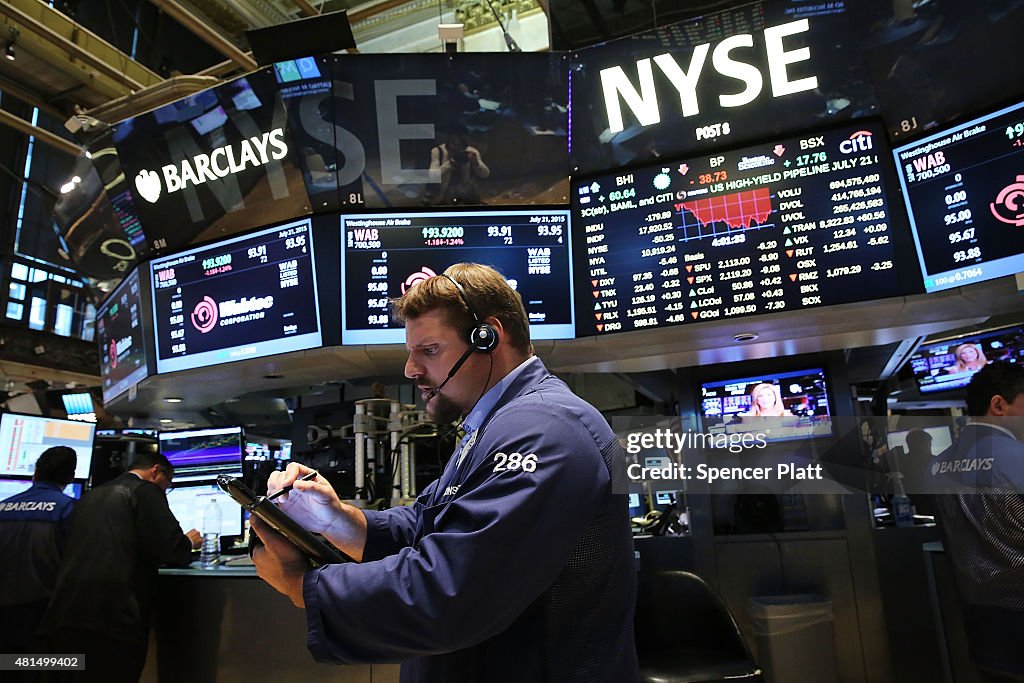 Volatile Day Of Trading Leaves Dow Closing 180 Points Down