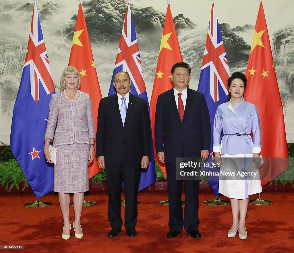 CHINA-BEIJING-XI JINPING-NEW ZEALAND-JERRY MATEPARAE-WELCOMING CEREMONY (CN)