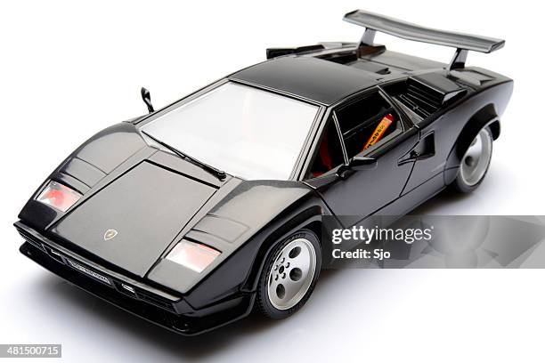 lamborghini countach - 20th century model car stock pictures, royalty-free photos & images