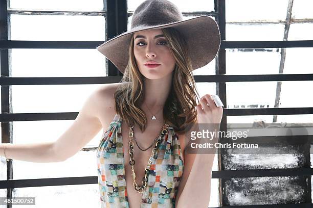 Actress Dominik Garcia-Lorido is photographed for New York Moves on May 1, 2013 in Los Angeles, California.