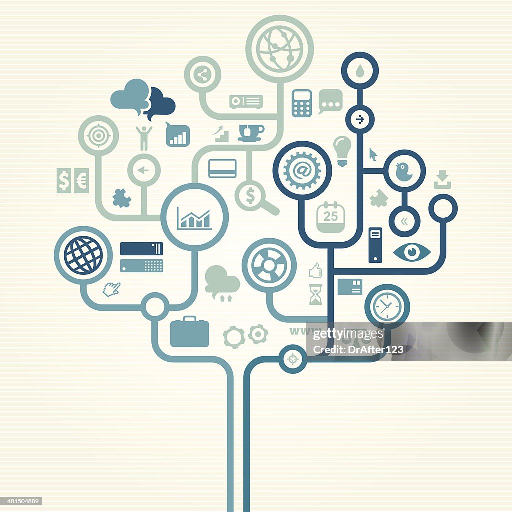 Conceito de negócio Online