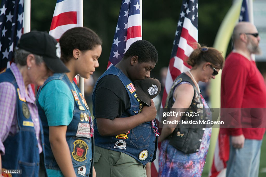 Memorial Held For Atlanta-Area Marine Killed In The Chattanooga Shootings