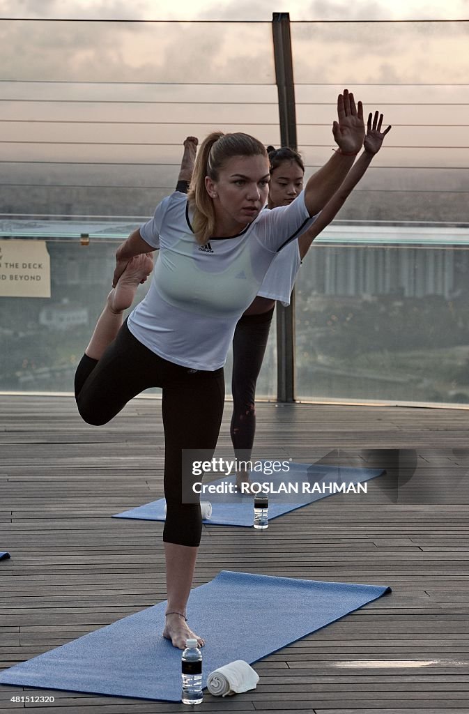 TENNIS-SIN-WTA-YOGA-HALEP