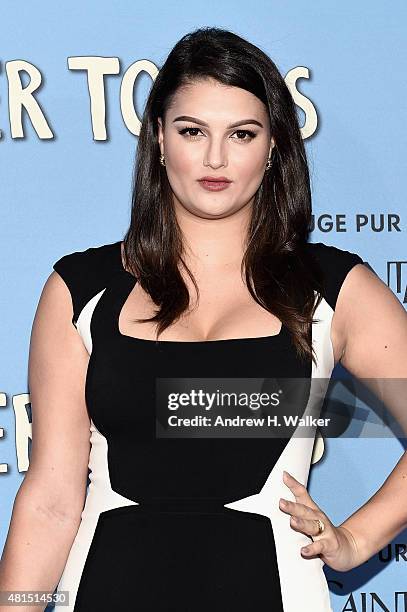 Lily Lane attends the "Paper Towns" New York Premiere at AMC Loews Lincoln Square on July 21, 2015 in New York City.