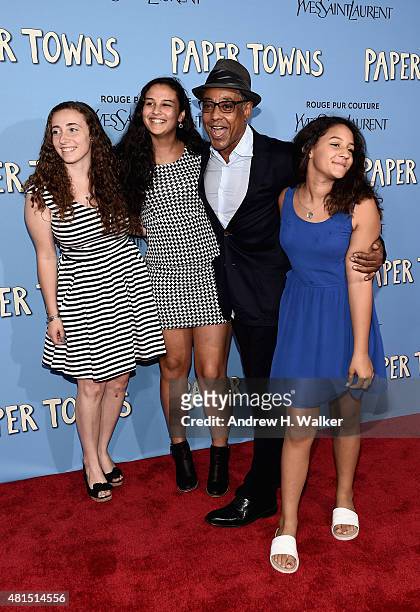 Giancarlo Esposito attends the "Paper Towns" New York Premiere at AMC Loews Lincoln Square on July 21, 2015 in New York City.