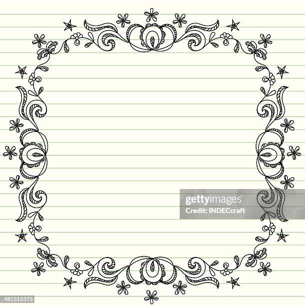 Lined Paper With Border Photos and Premium High Res Pictures - Getty Images
