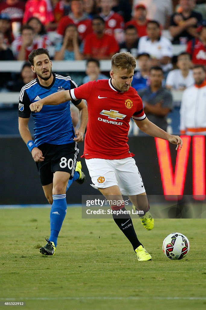 International Champions Cup 2015 - Manchester United v San Jose Earthquakes