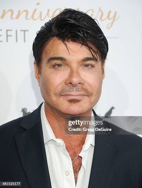 Eric Schiffer arrives at The Humane Society Of The United States 60th anniversary benefit gala at The Beverly Hilton Hotel on March 29, 2014 in...