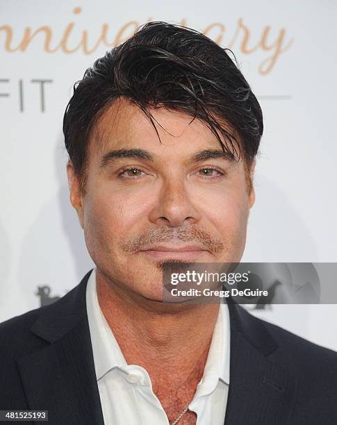 Eric Schiffer arrives at The Humane Society Of The United States 60th anniversary benefit gala at The Beverly Hilton Hotel on March 29, 2014 in...