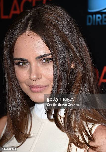 Xenia Deli arrives at the Premiere Of DIRECTV's "Dark Places" at Harmony Gold Theatre on July 21, 2015 in Los Angeles, California.