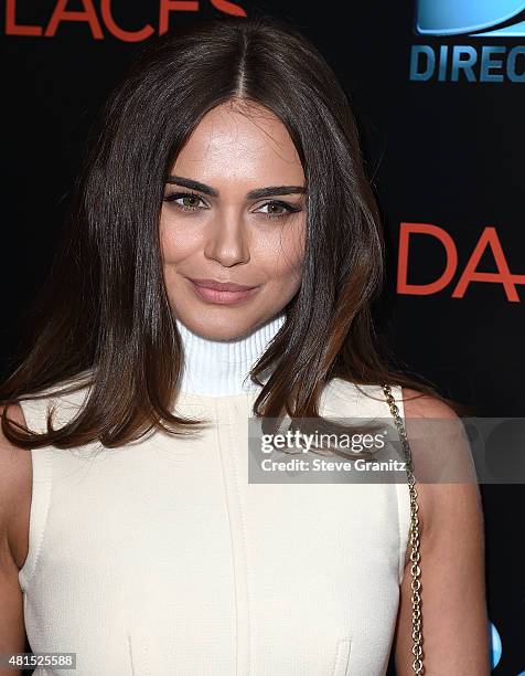 Xenia Deli arrives at the Premiere Of DIRECTV's "Dark Places" at Harmony Gold Theatre on July 21, 2015 in Los Angeles, California.