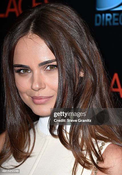 Xenia Deli arrives at the Premiere Of DIRECTV's "Dark Places" at Harmony Gold Theatre on July 21, 2015 in Los Angeles, California.