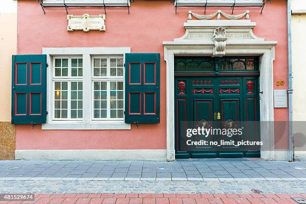 house of birth of ludwig van beethoven - bonn stock pictures, royalty-free photos & images