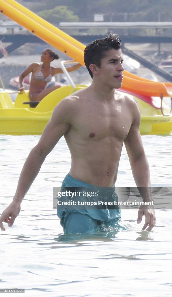 Marc and Alex Marquez Sighting In Ibiza - July 19, 2015