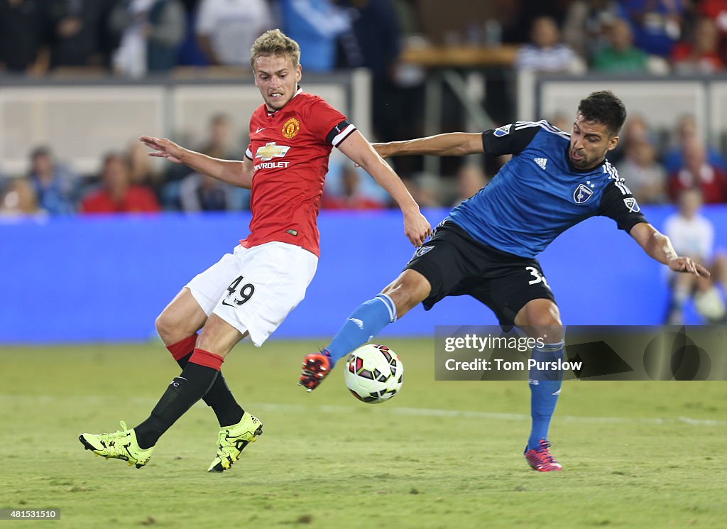 International Champions Cup 2015 - Manchester United v San Jose Earthquakes