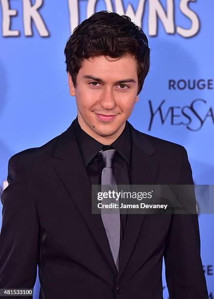 Nat Wolff attends the "Paper Towns" New York Premiere at AMC Loews Lincoln Square on July 21, 2015 in New York City.