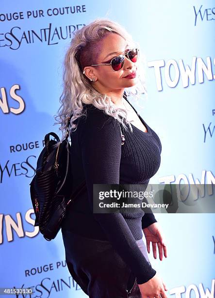 Raven-Symone attends the "Paper Towns" New York Premiere at AMC Loews Lincoln Square on July 21, 2015 in New York City.