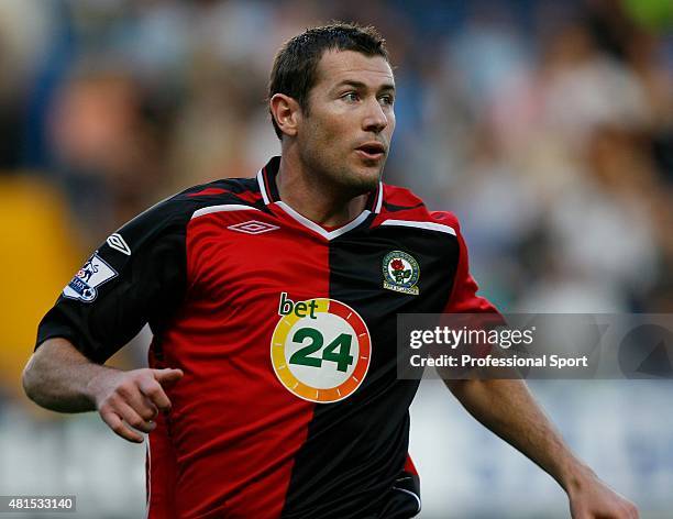 Brett Emerton of Blackburn Rovers in action during the Barclays Premier League match between Chelsea and Blackburn Rovers at Stamford Bridge on...