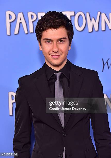 Nat Wolff attends the "Paper Towns" New York Premiere at AMC Loews Lincoln Square on July 21, 2015 in New York City.