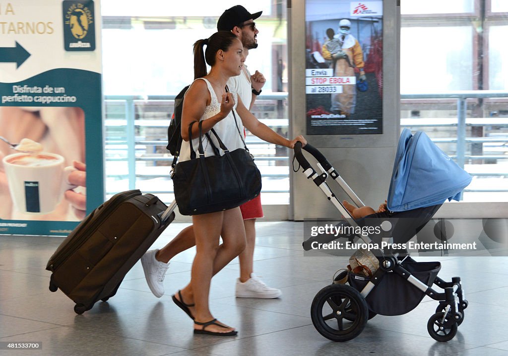 Celebrities Sighting In Madrid - July 09, 2015