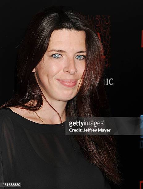 Actress Heather Matarazzo arrives at the Premiere Of DIRECTV's 'Dark Places' at Harmony Gold Theatre on July 21, 2015 in Los Angeles, California.